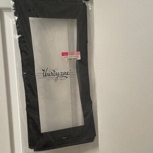 NWT Thirty-one LARGE UTILITY TOTE LID Clear Plastic Window BLACK TOP A TOTE Bag